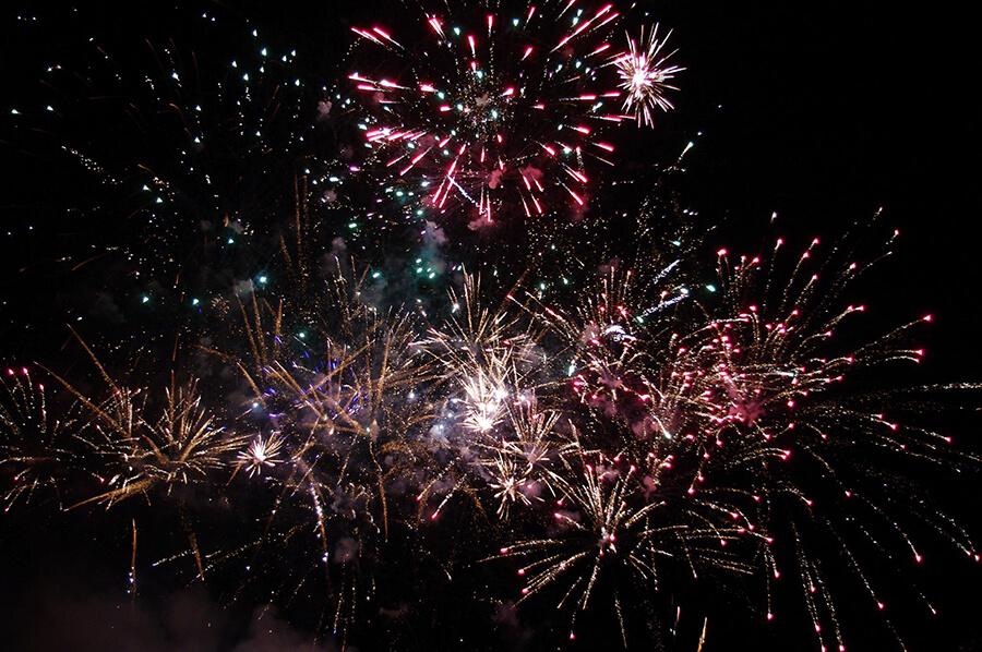 Woodstock Town Fireworks! The Woodstock Inn and Resort