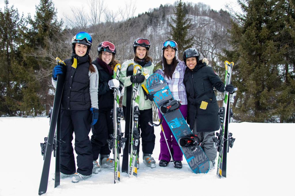 Group Skiers