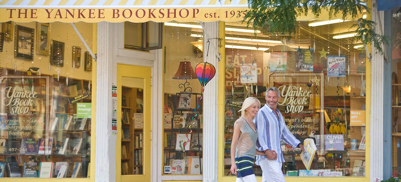 Some of our guests shopping in Woodstock, VT