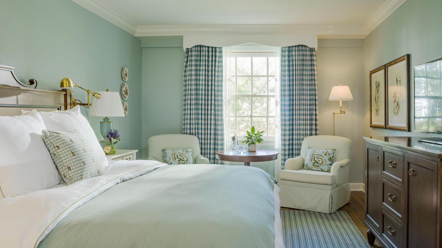 Guest Room with King Bed at our Woodstock, VT Resort