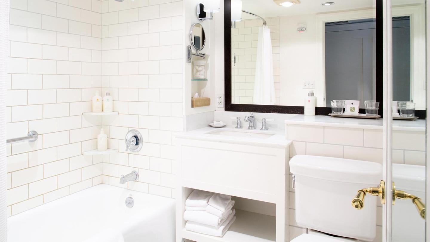 Bathroom One Sink Bath