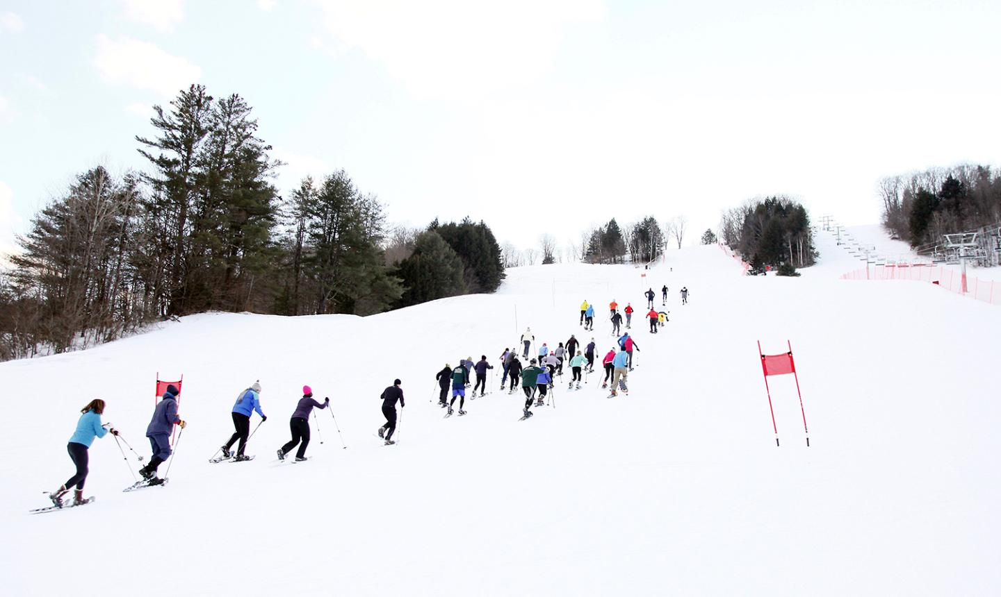 Fourth Annual Snowshoe "Face Race"