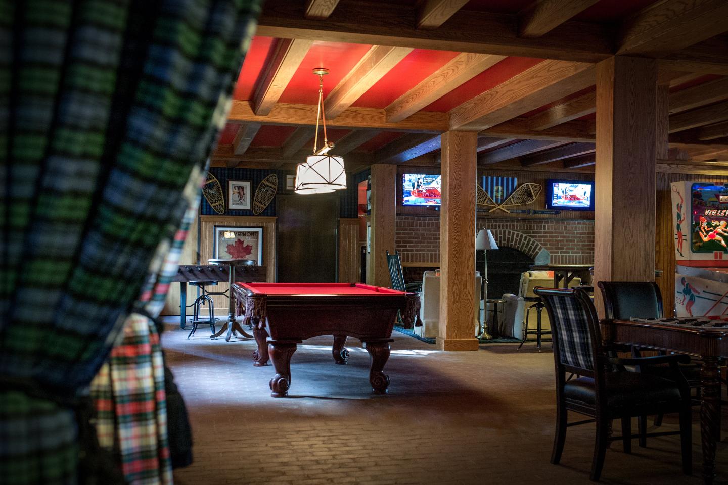 Retro Game Room at the Woodstock Inn