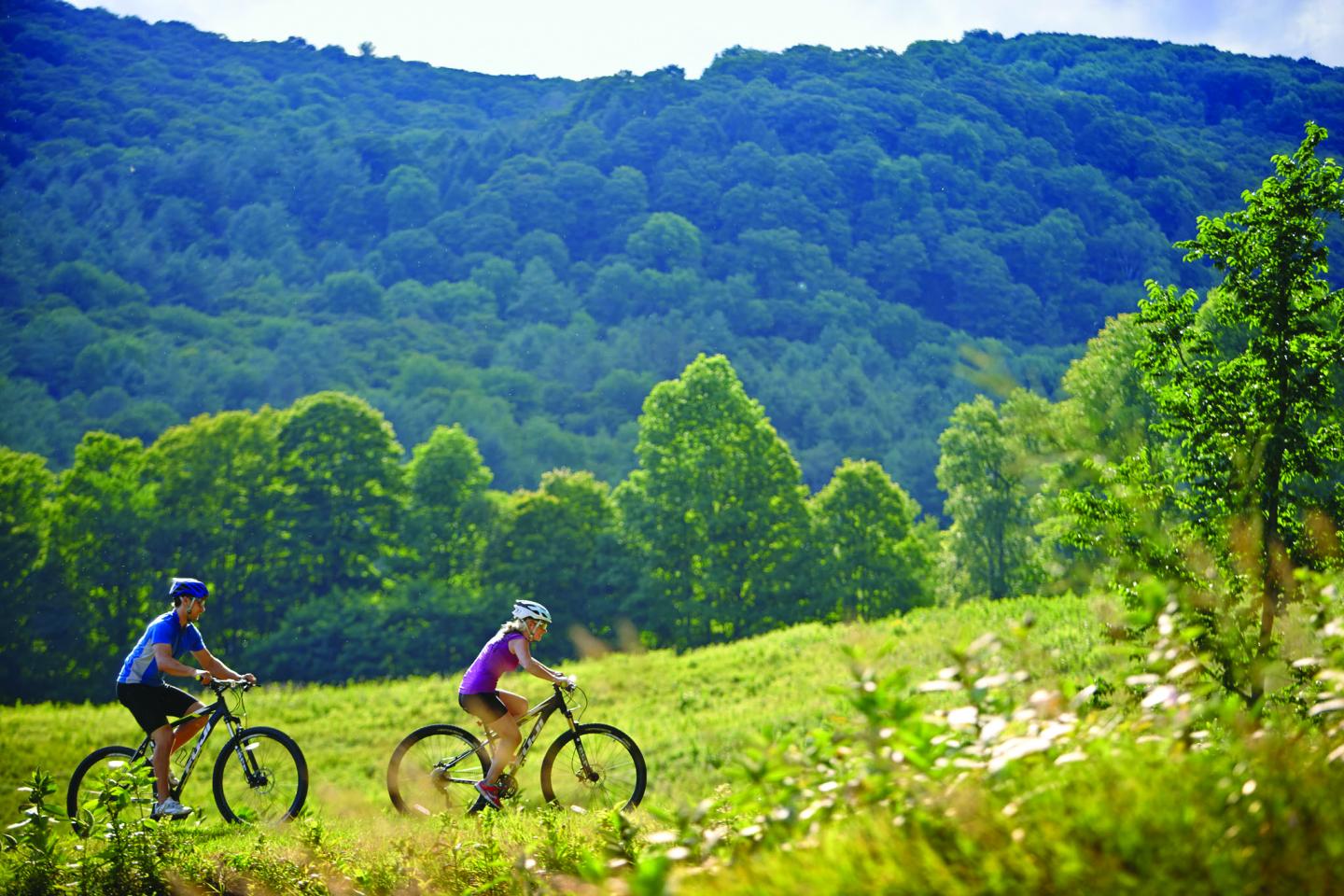 Biking Couple