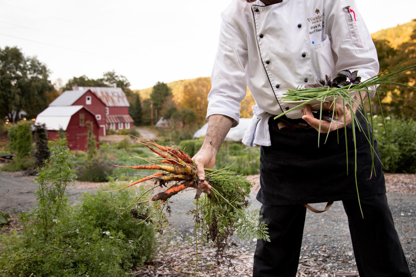 Chef in the Garden