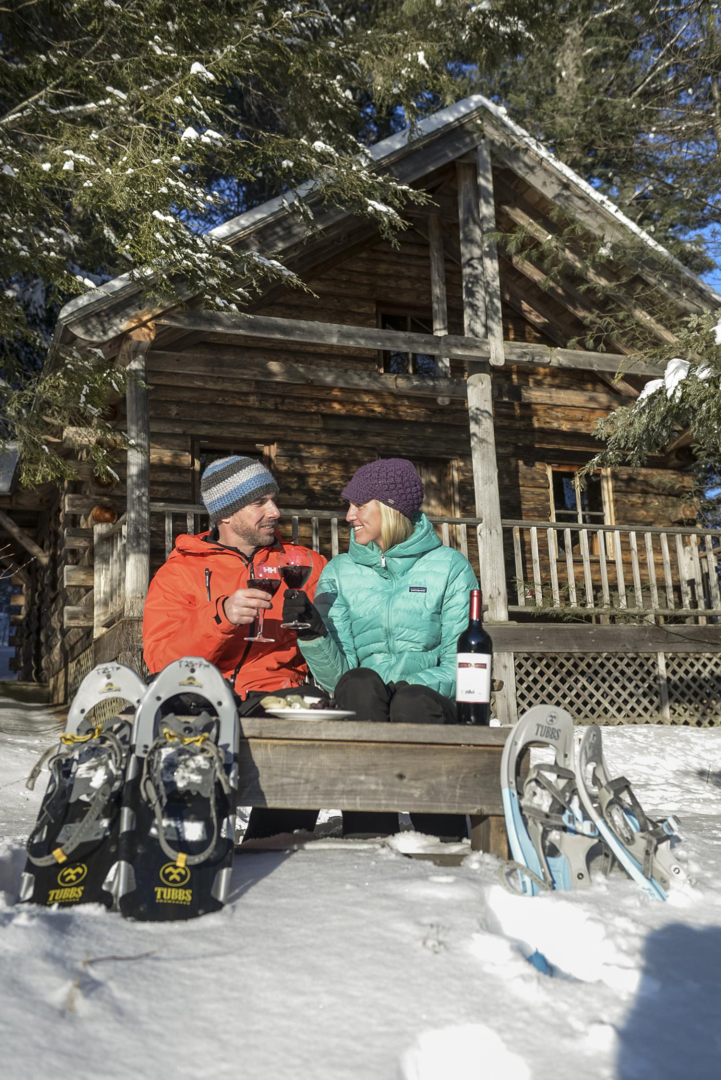 Snowshoe to the Cabin
