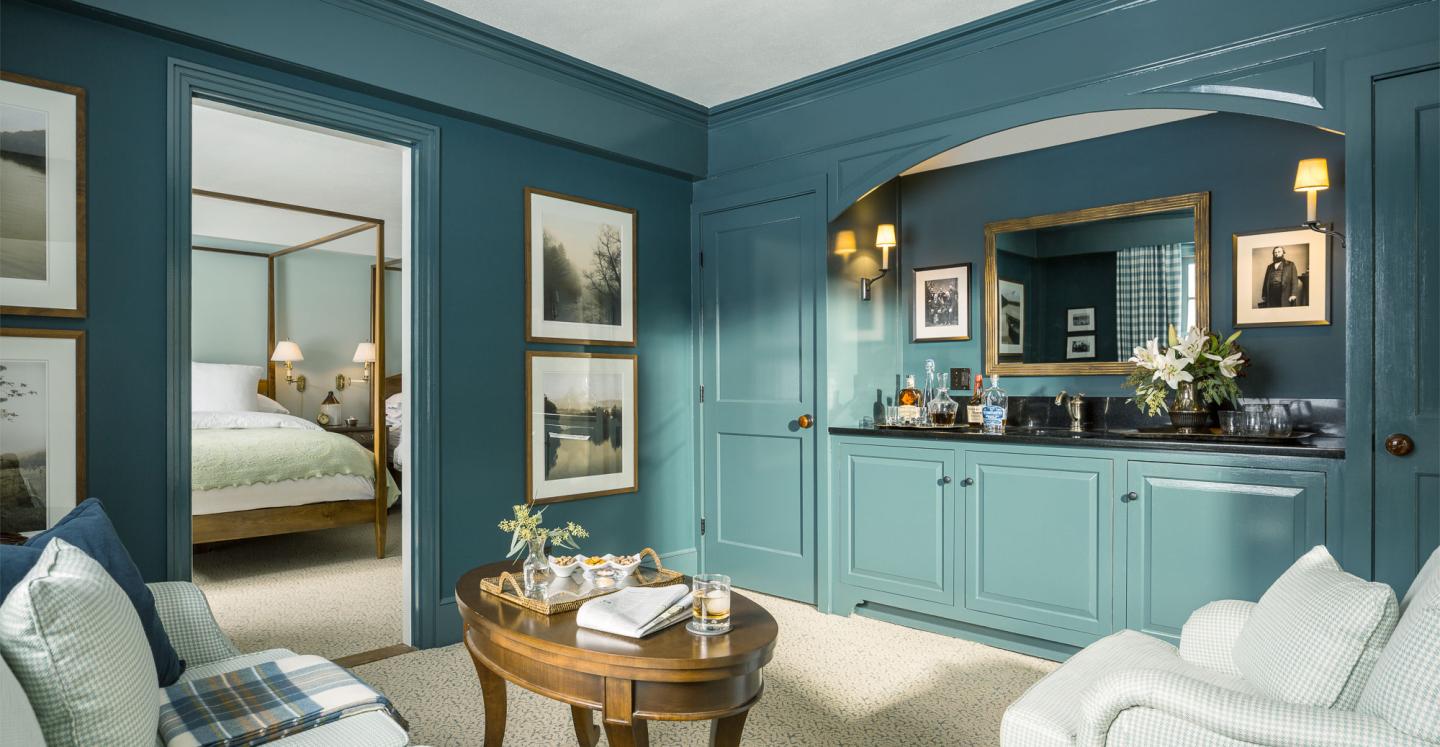 The George P. Marsh Suite sitting area
