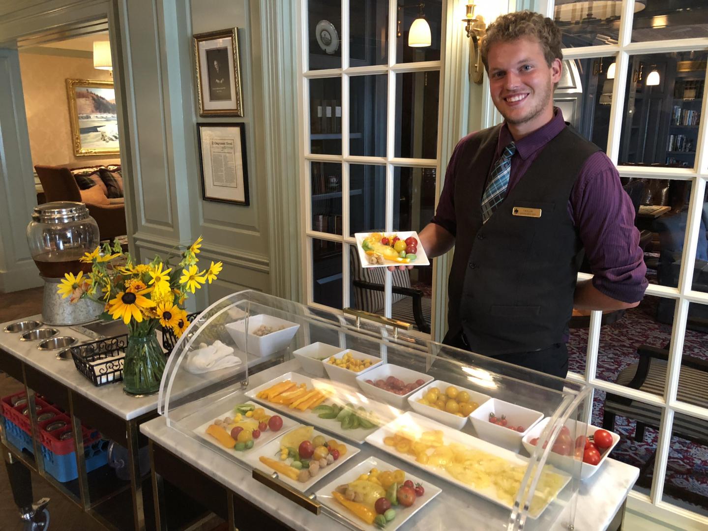 Taylor with tomatoes to taste