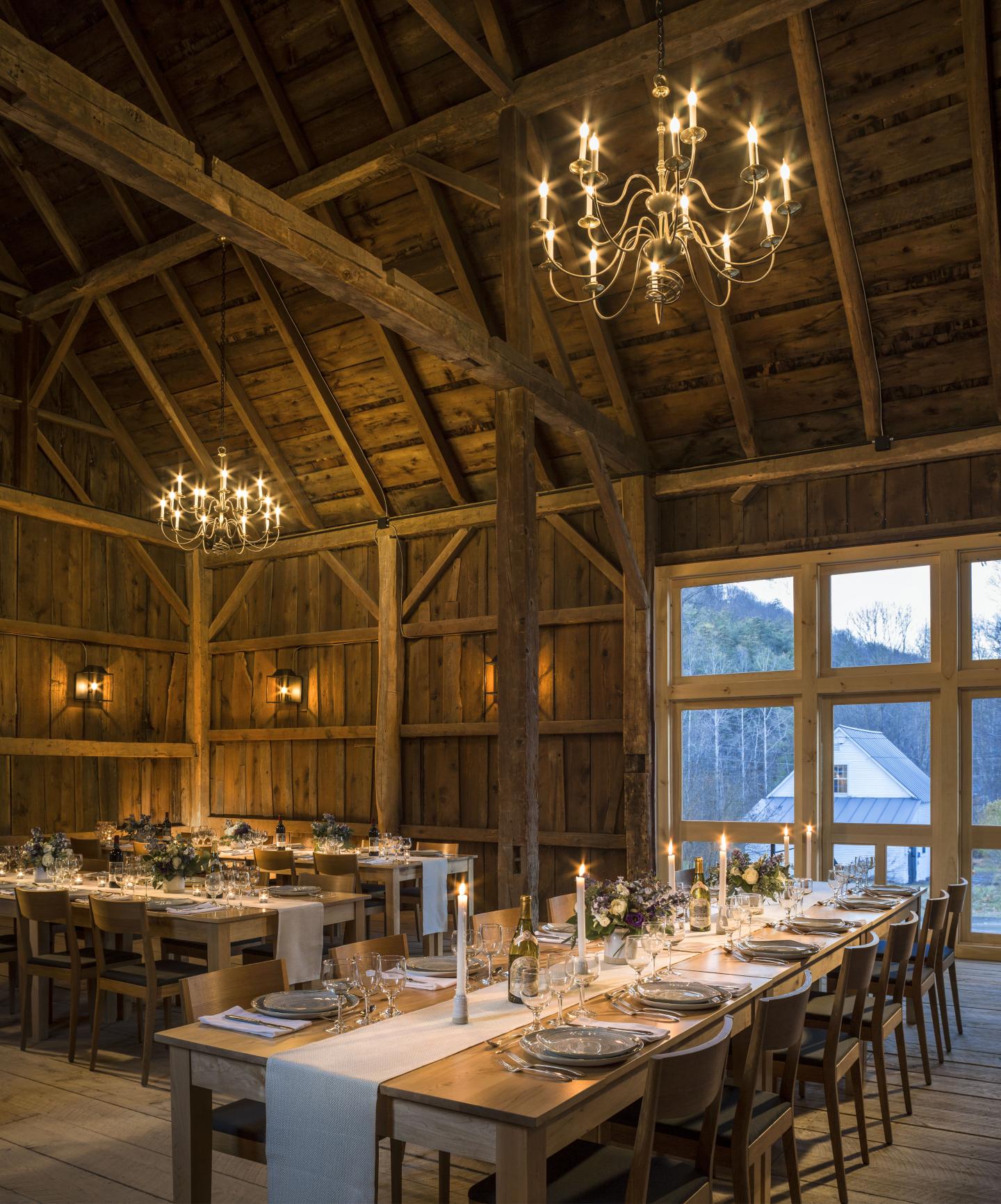 Dining at the Red Barns