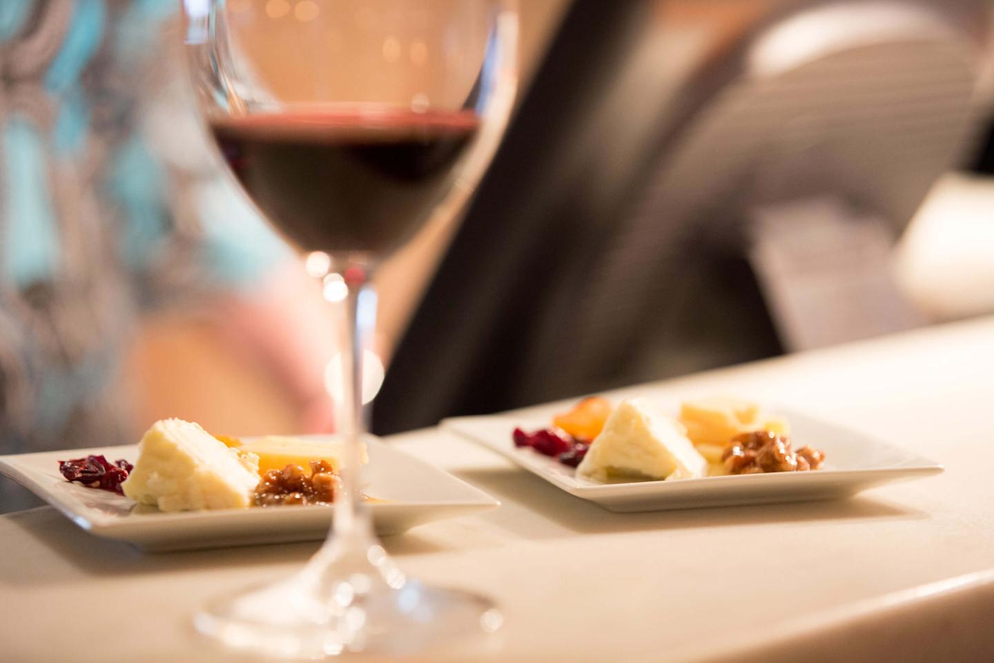 wine and cheese