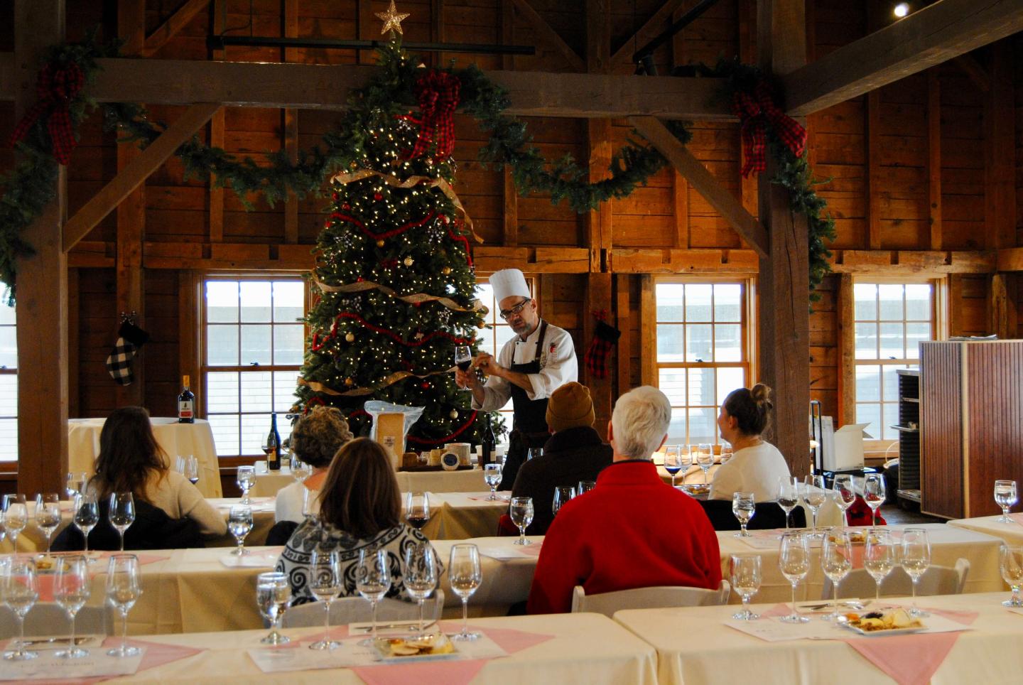 Chef with Wine
