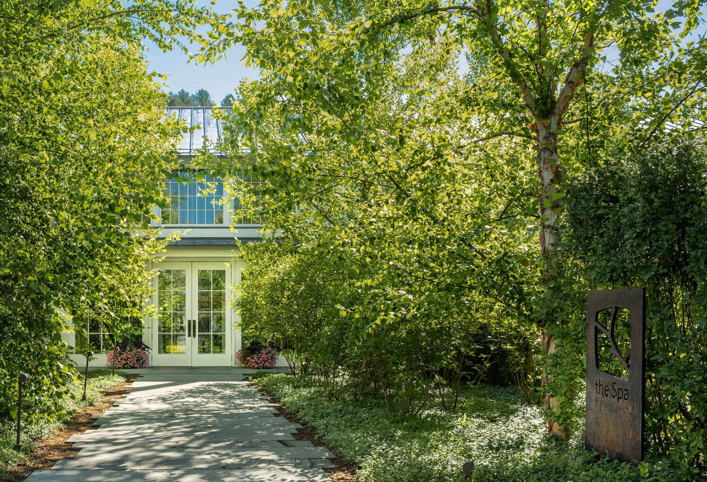 Woodstock Inn Spa Entrance