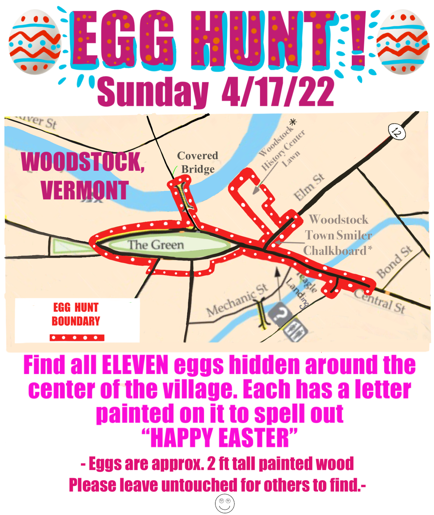 Egg Hunt Map