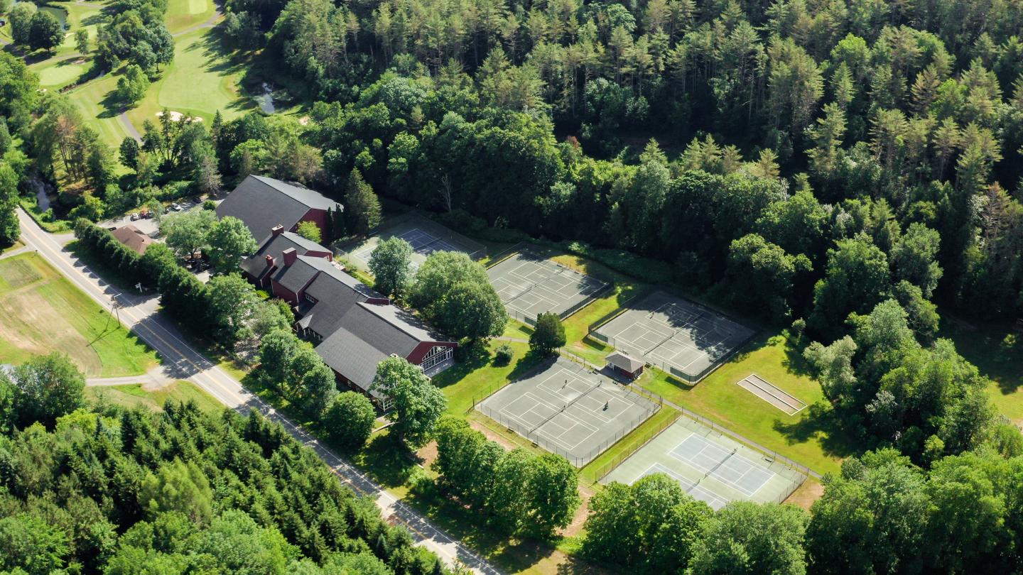 Summer Drone over the Athletic Club