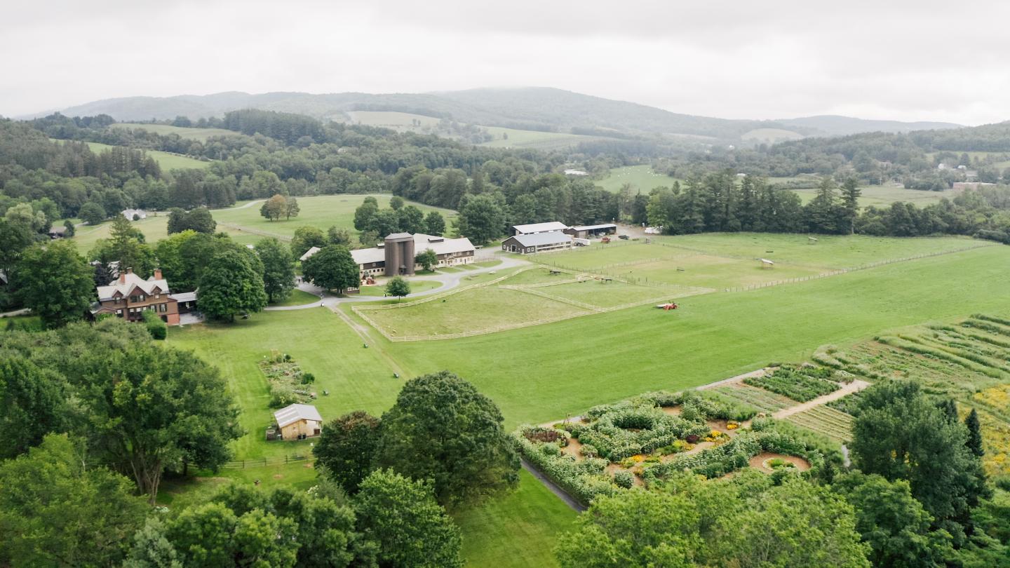 Billings Farm Drone Image