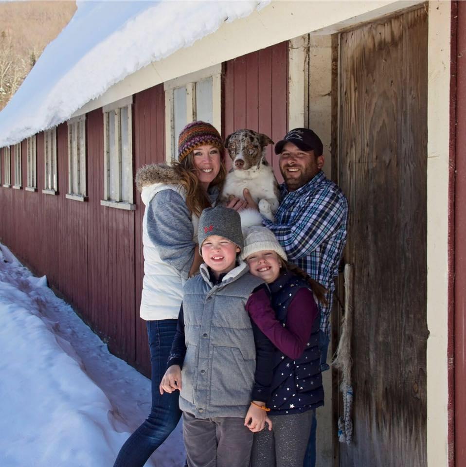 Staright Line Farm family