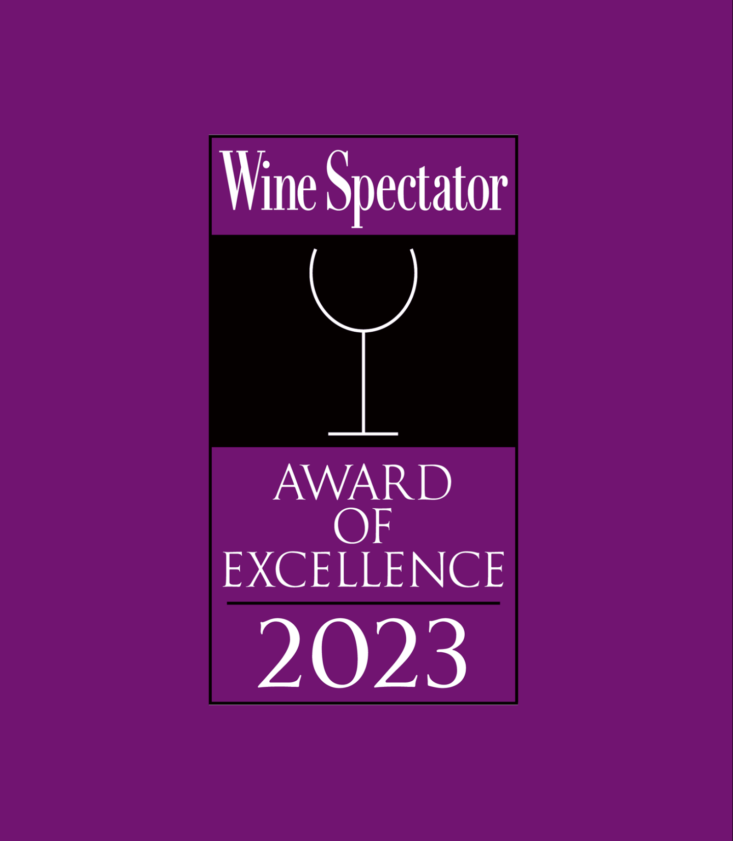 Wine Spectator Award of Excellence 2023