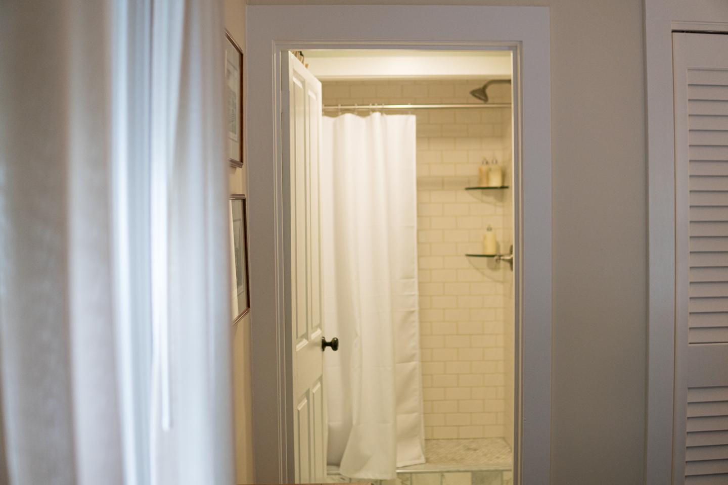 Morgan House marble shower