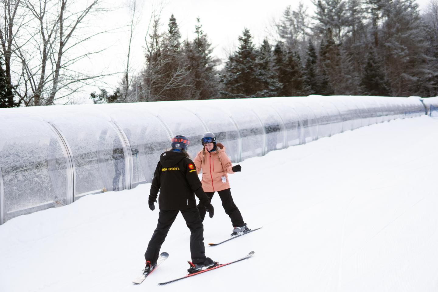 Snow Sports lesson at Saskadena Six