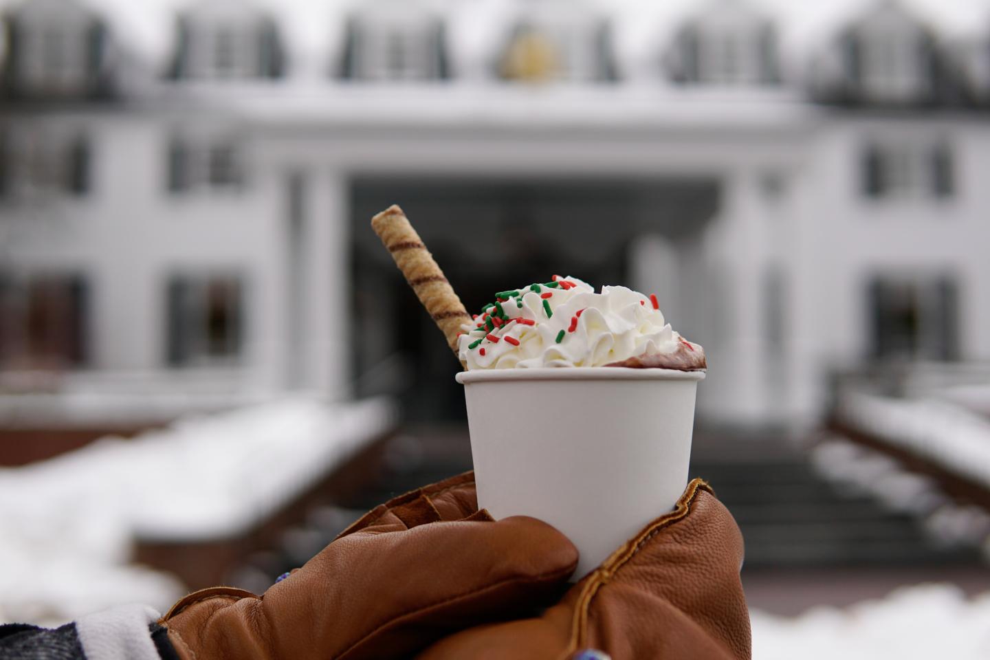 Hot Chocolate at the Woodstock Inn