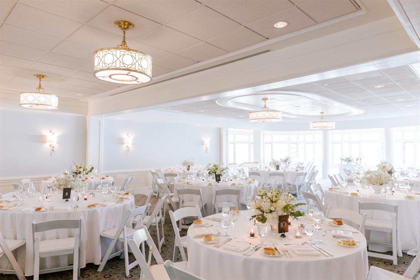 Rockefeller Room set for reception