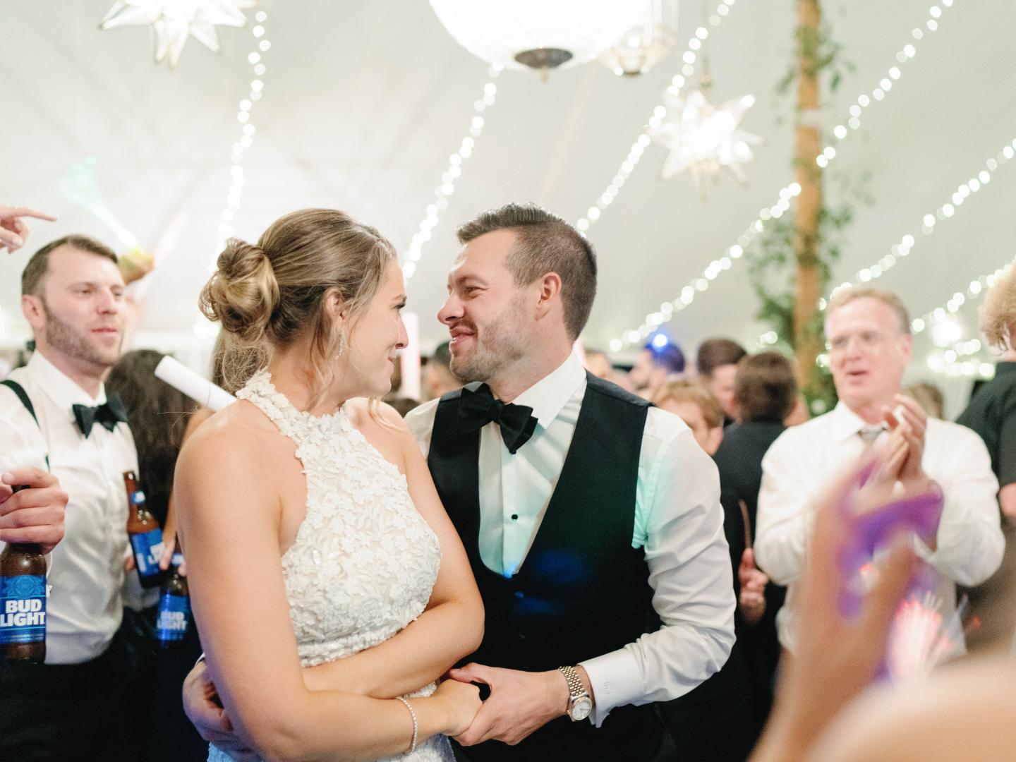 Bride and Groom on the dance floor