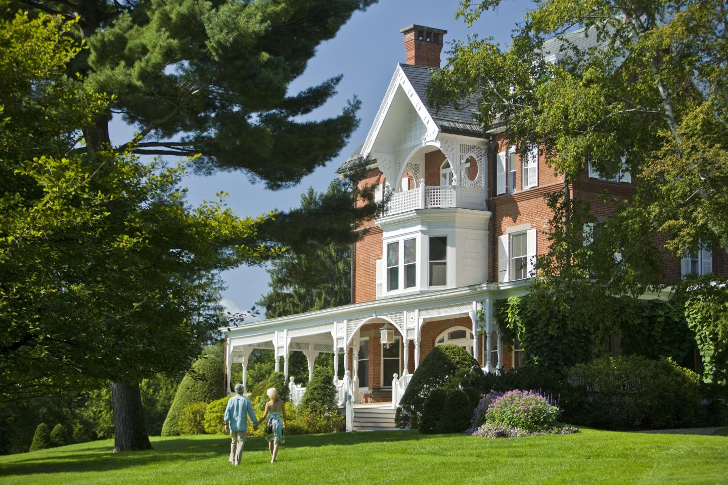 Visit the Marsh-Billings-Rockefeller National Historical Park to tour the mansion hike the miles of trails.