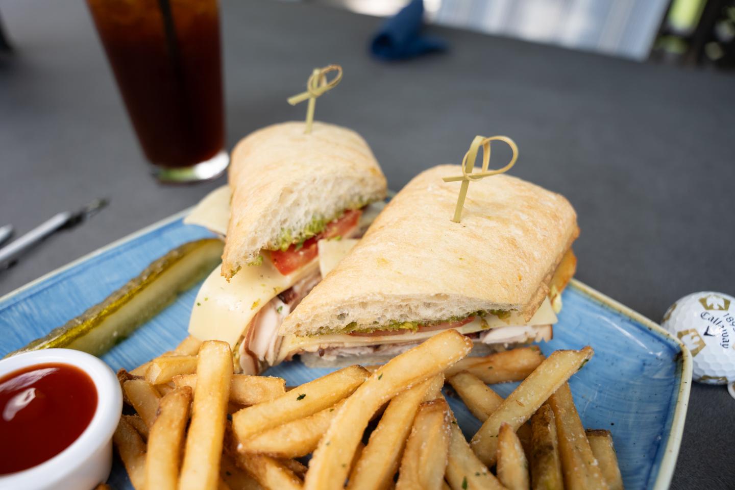 Turkey club plate
