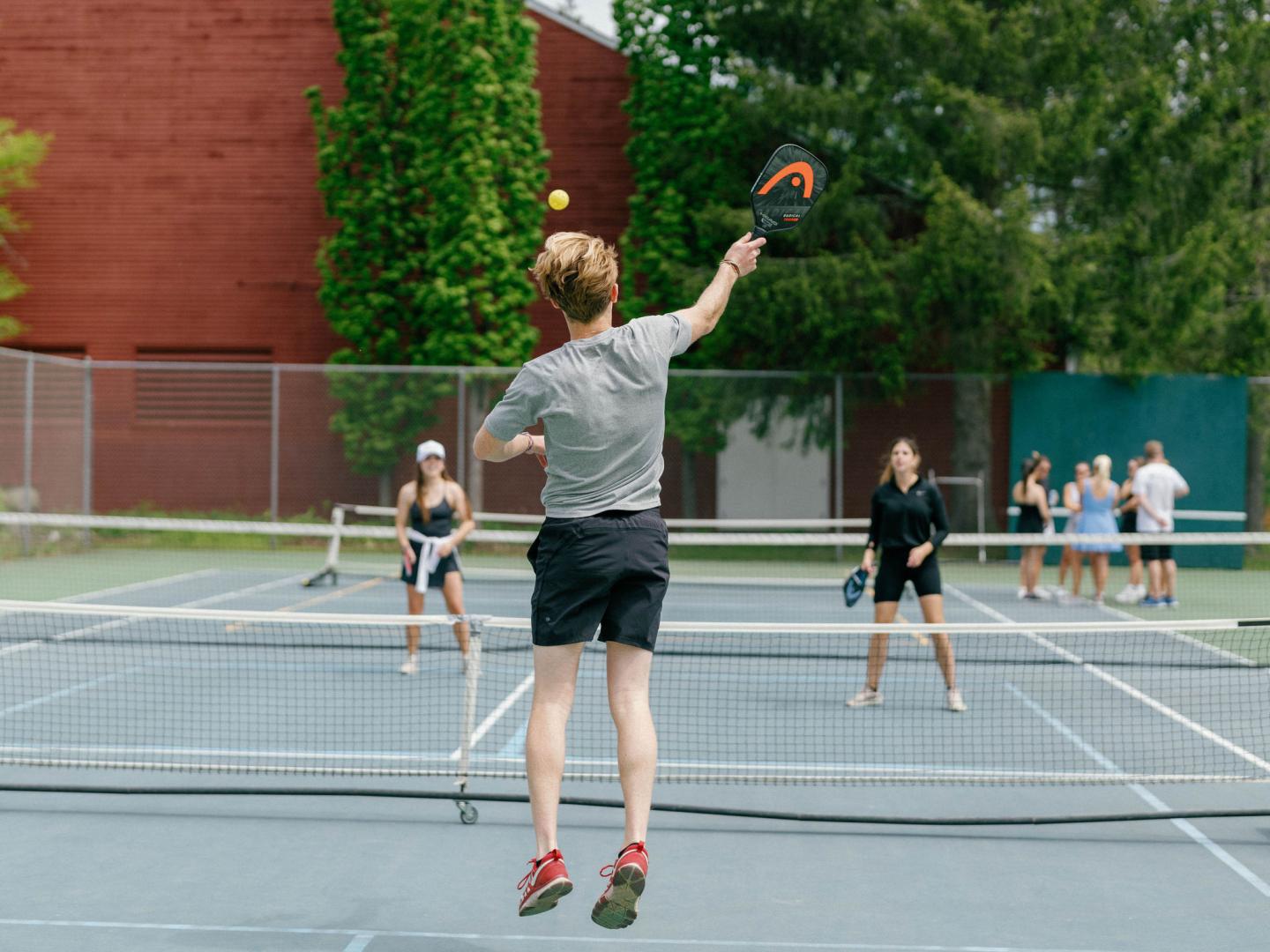 Pickleball players