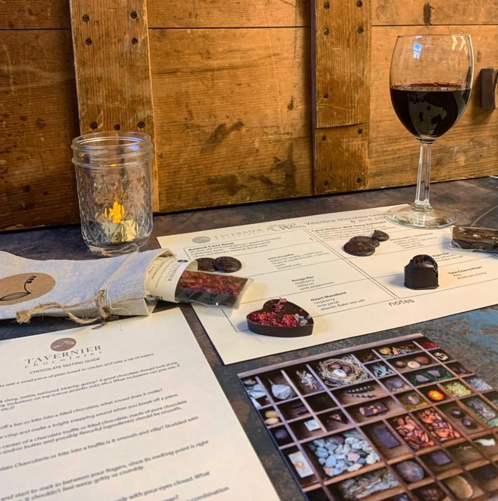 Chocolates pairing and tasting