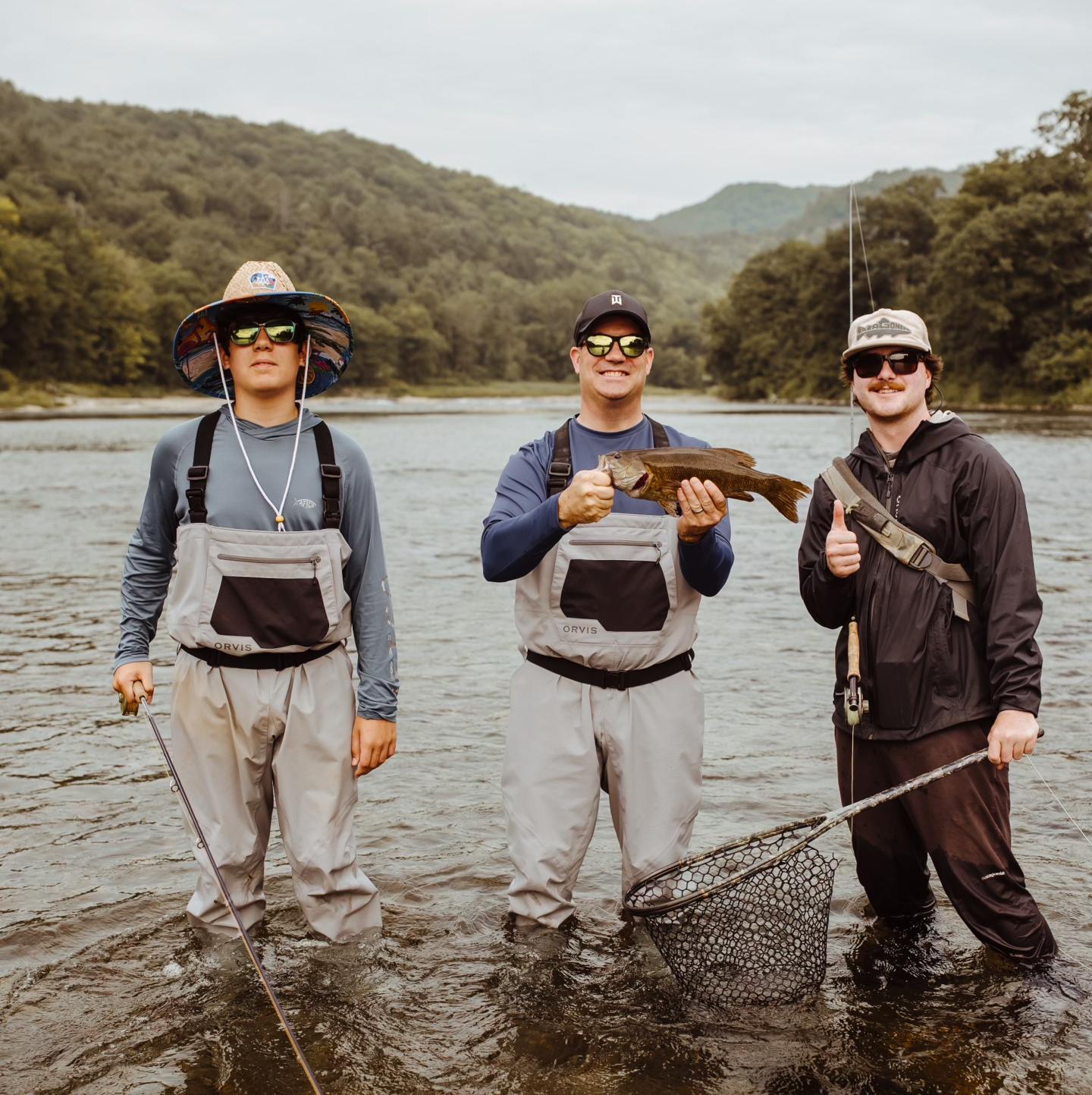 fly fishing trip for smallmouth bass