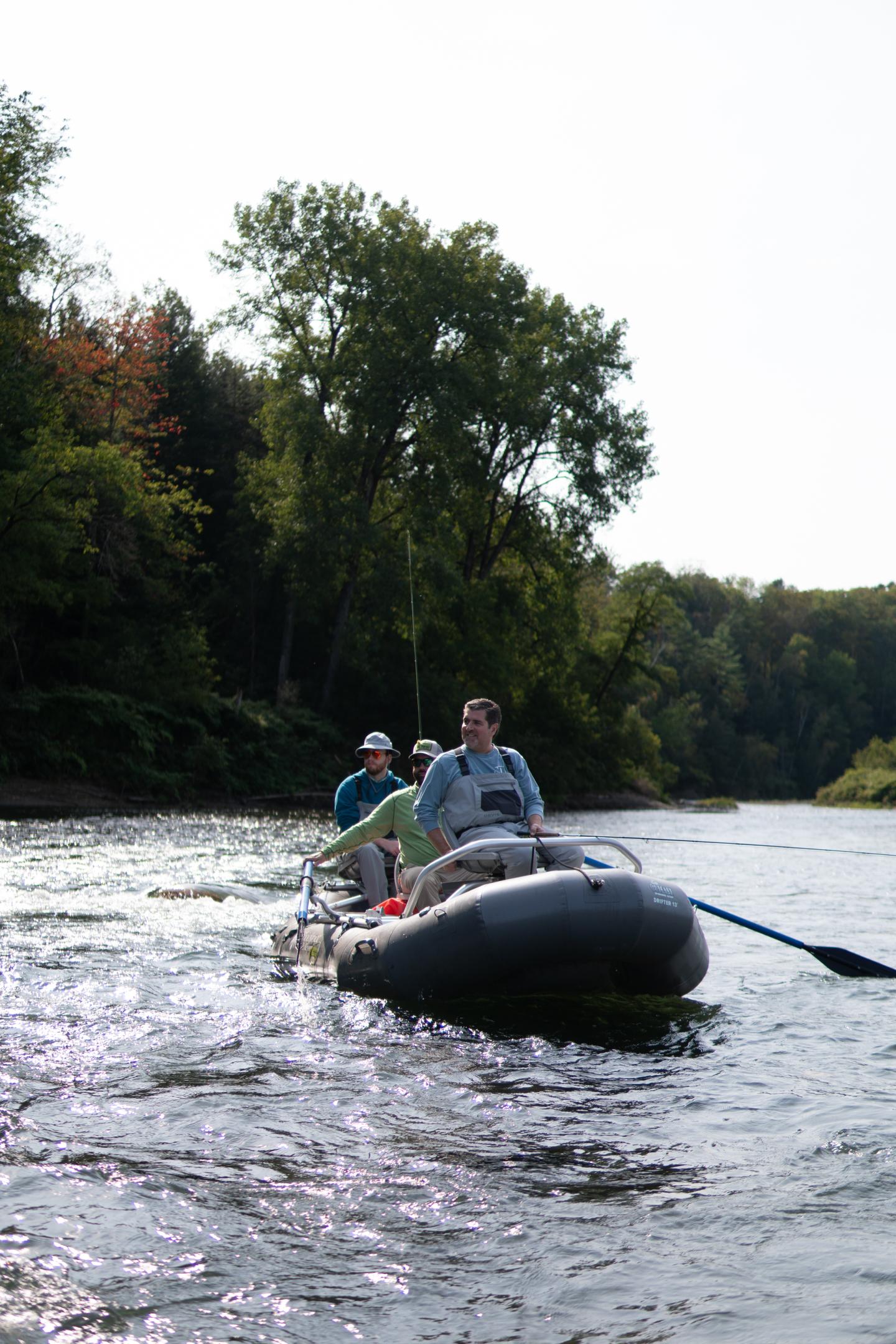 Group on a Flycraft fly fishing excursion