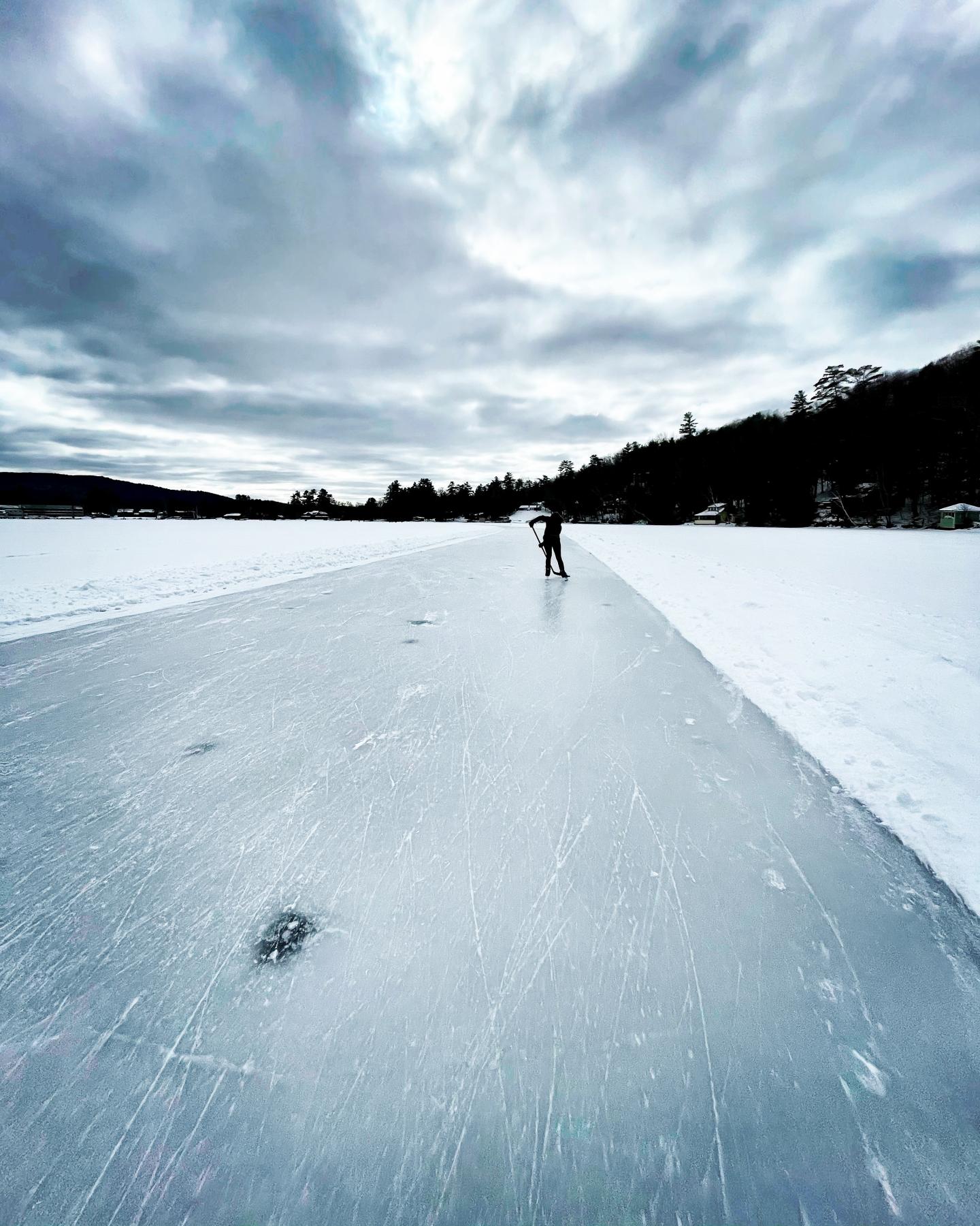 Lake Morey Resort Ice Skating Trail