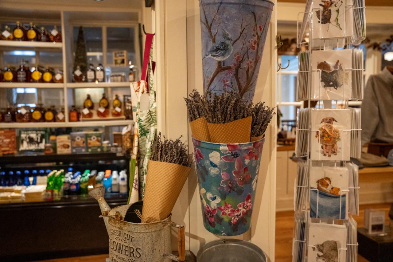 Hand painted maple sap buckets