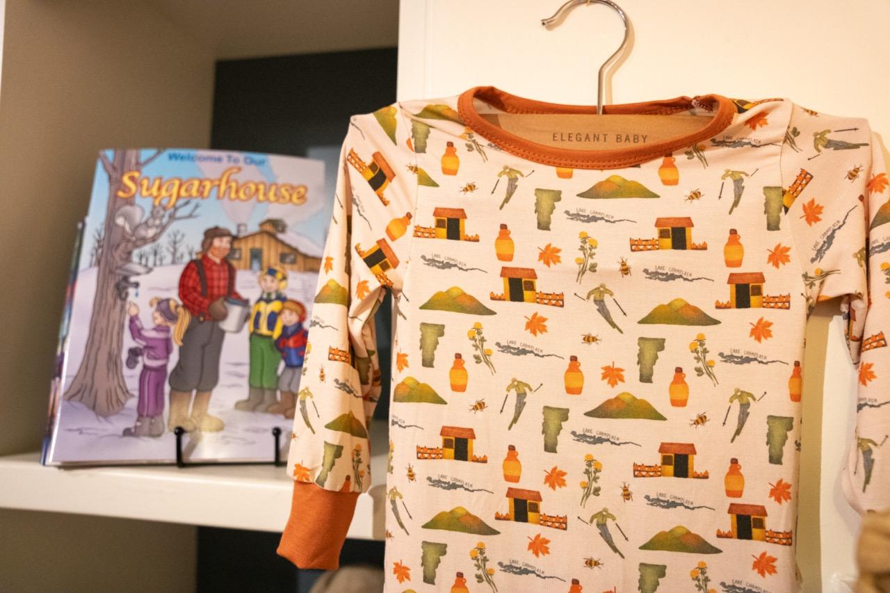 children's clothing and books