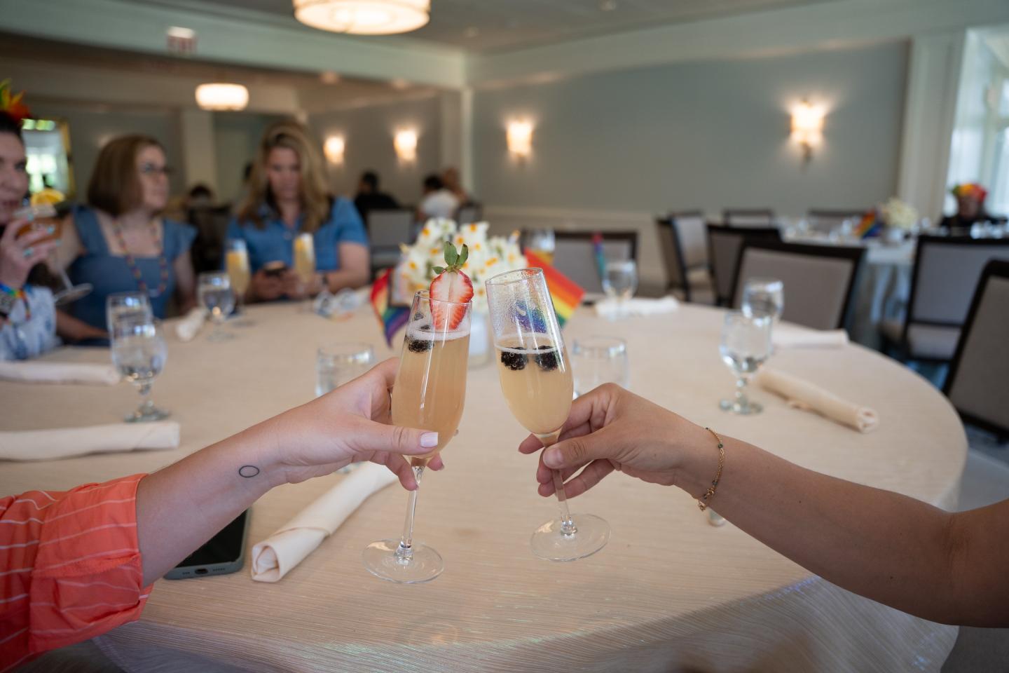 Bellini Cheers at Pride of Woodstock