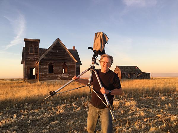 Jim Westphalen and his film camera