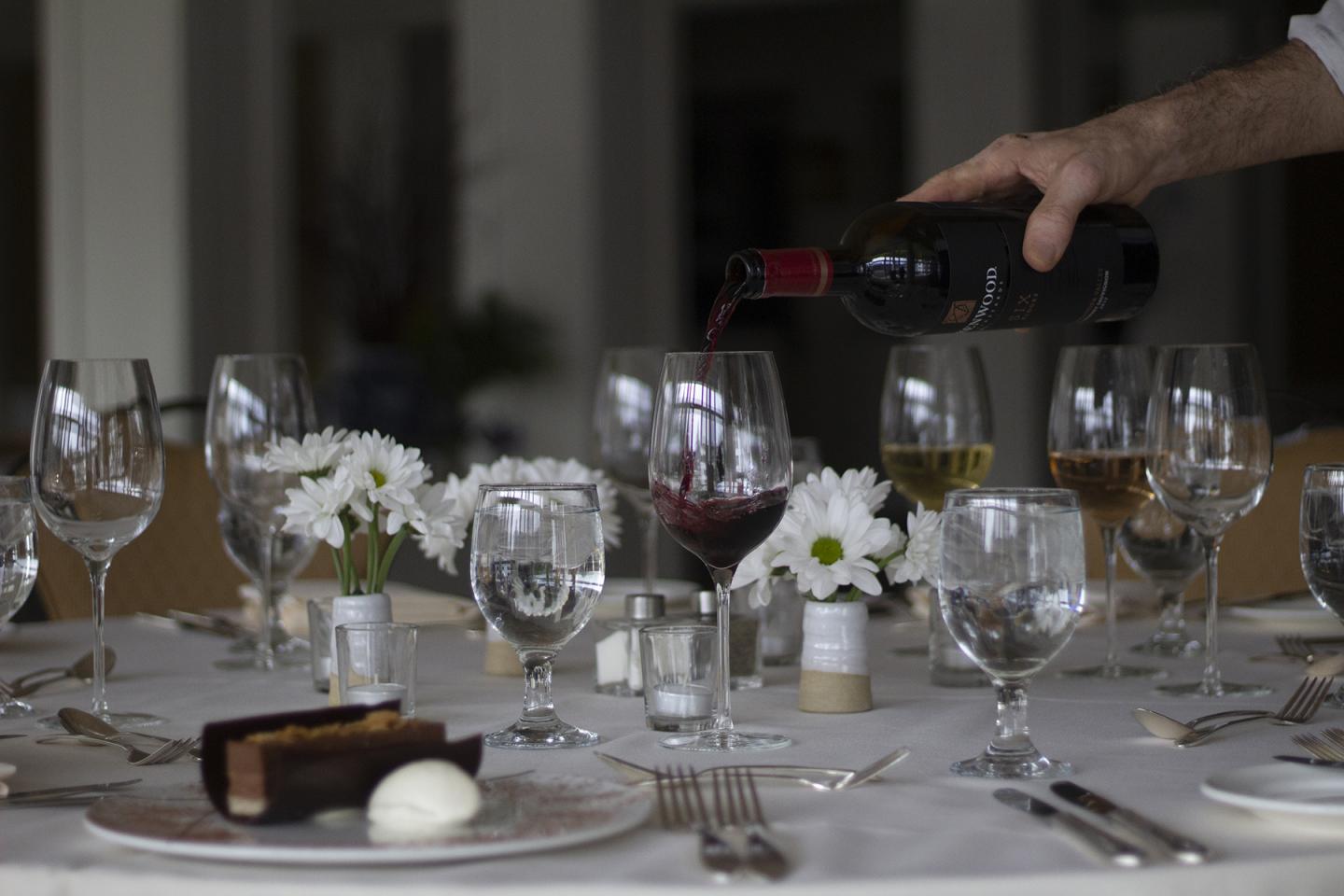 Wine dinner at the Woodstock Inn