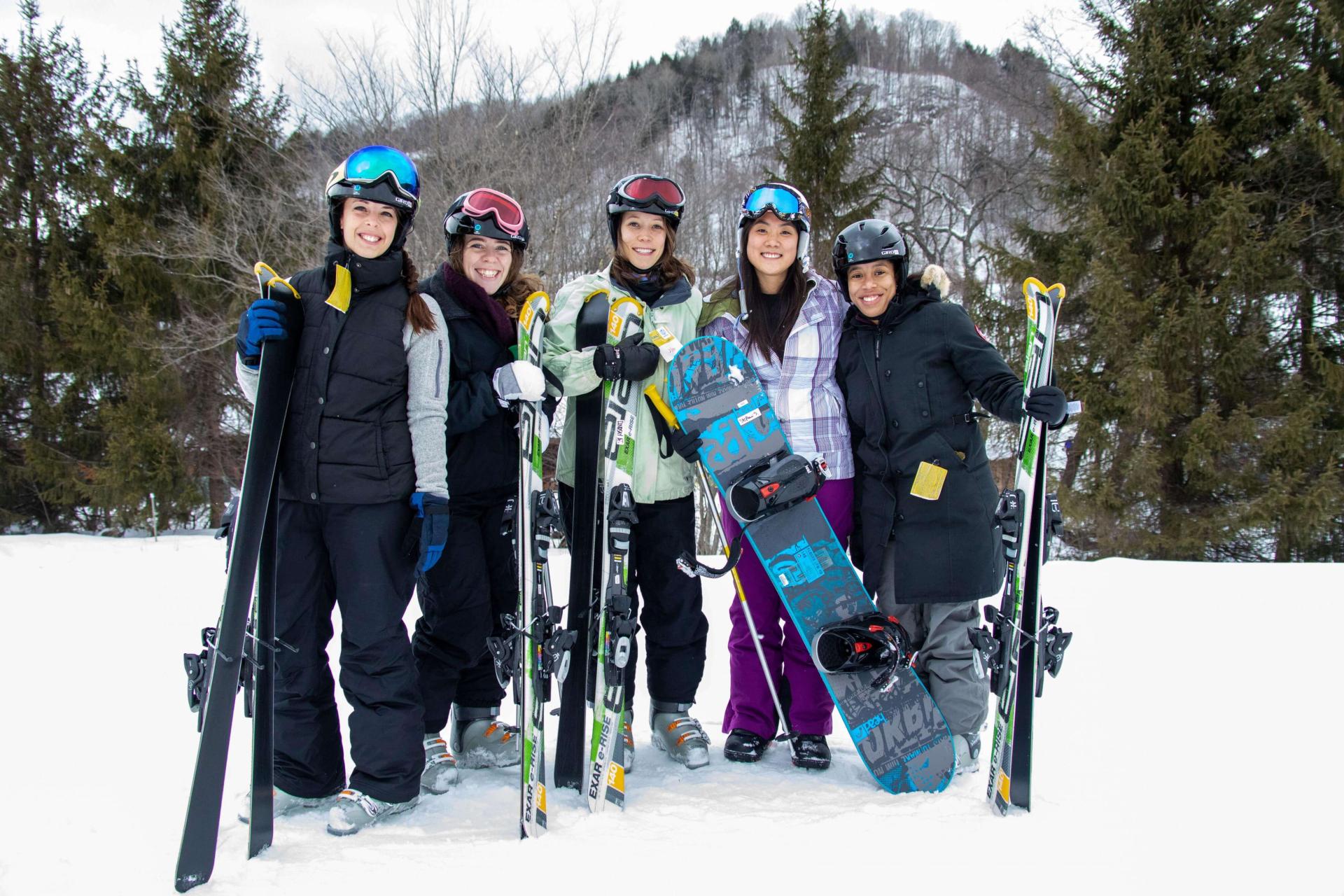 Group Skiers