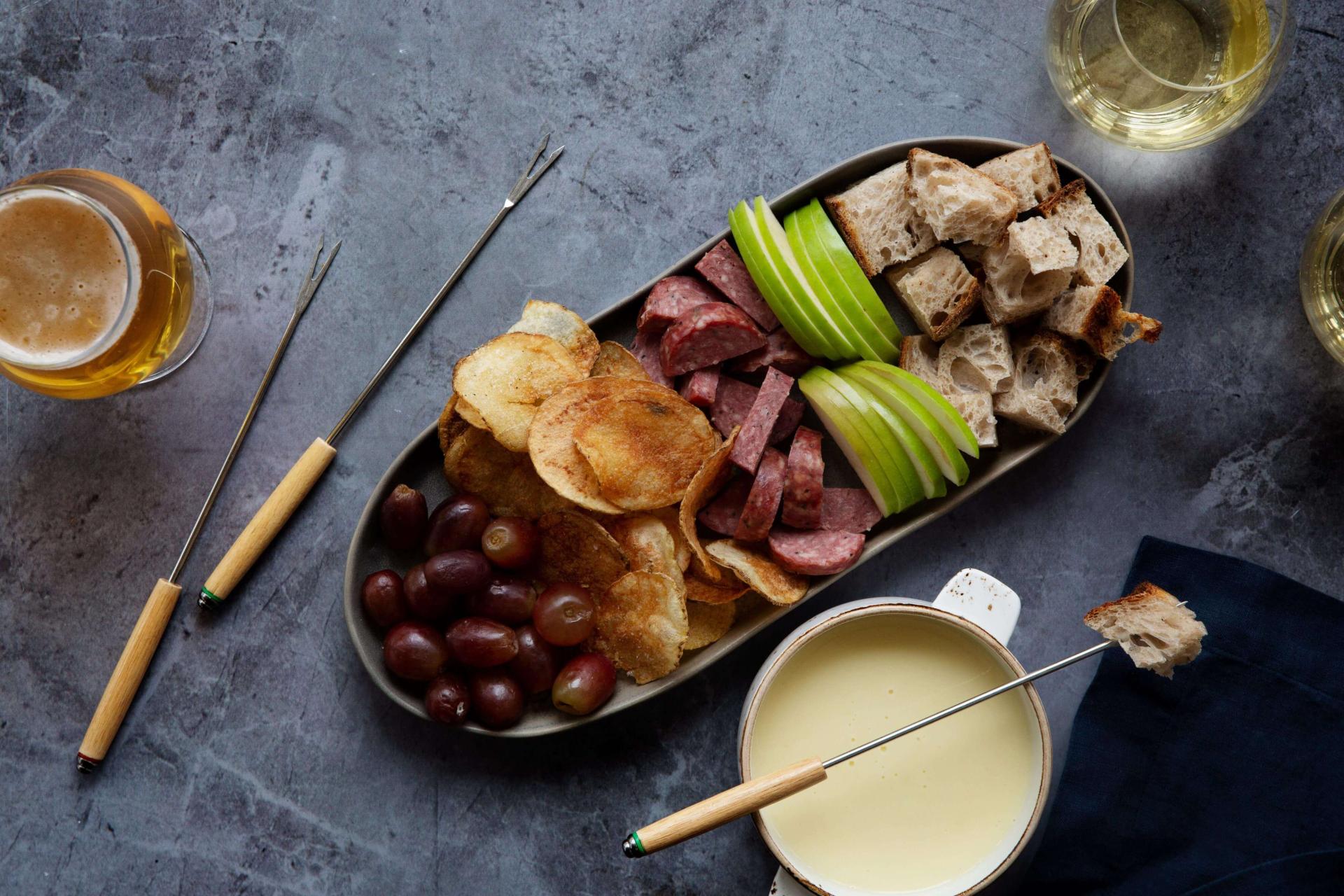 Cheddar Cheese Fondue
